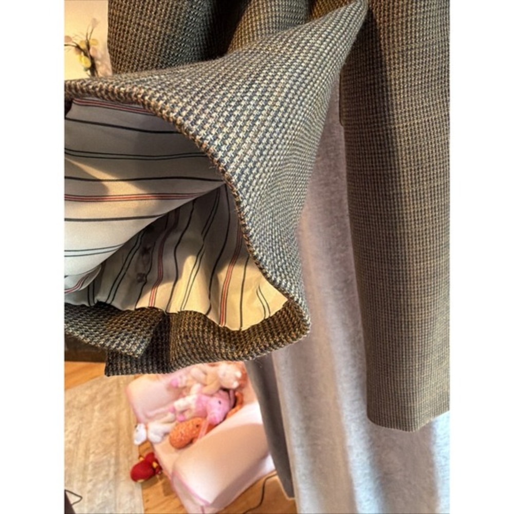 Ralph Lauren 42R Houndstooth Sport Coat - Blazer - Tan, Dark Brown     ‎  4039 - Picture 15 of 16